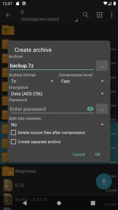 ZArchiver Pro APK screenshot 2